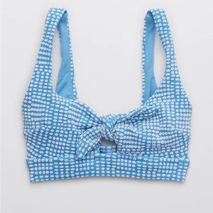AERIE Blue Bathing suit medium